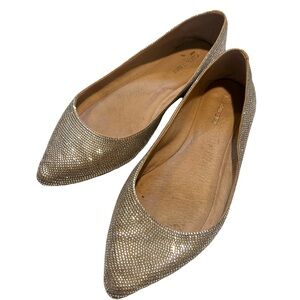 Gianni Bini Rhinestone Pointed Flat Shoes